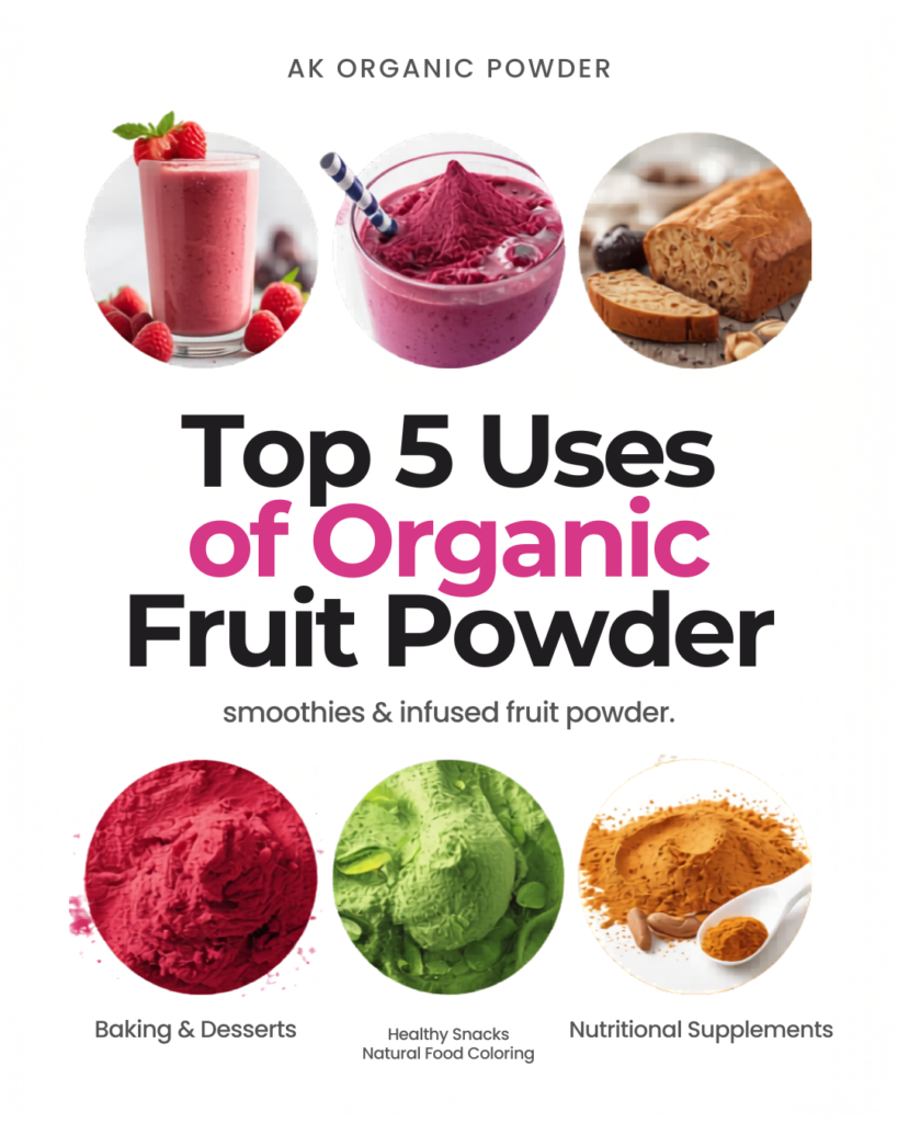 Top 5 Uses of Organic Fruit Powder